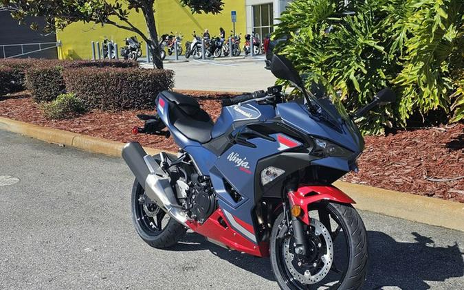 2026 Kawasaki Ninja 500 ABS Metallic Matte Twilight Blue