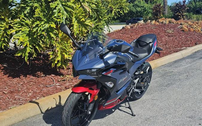 2026 Kawasaki Ninja 500 ABS Metallic Matte Twilight Blue