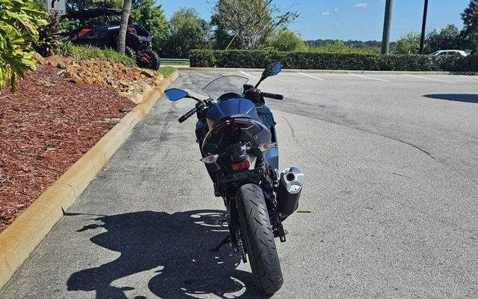 2026 Kawasaki Ninja 500 ABS Metallic Matte Twilight Blue