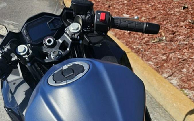 2026 Kawasaki Ninja 500 ABS Metallic Matte Twilight Blue