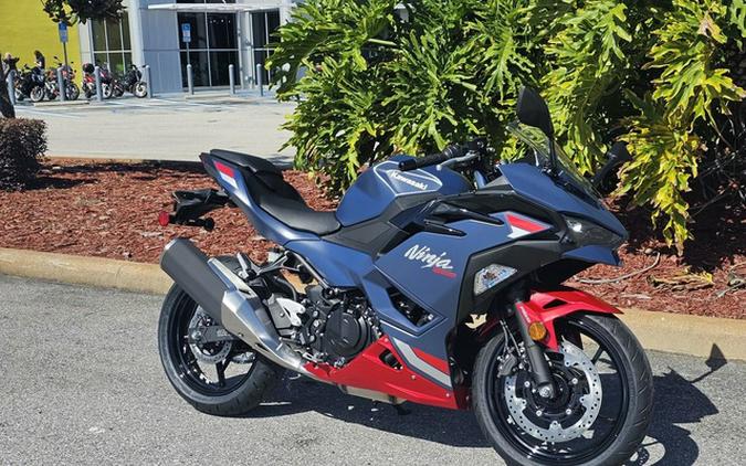 2026 Kawasaki Ninja 500 ABS Metallic Matte Twilight Blue