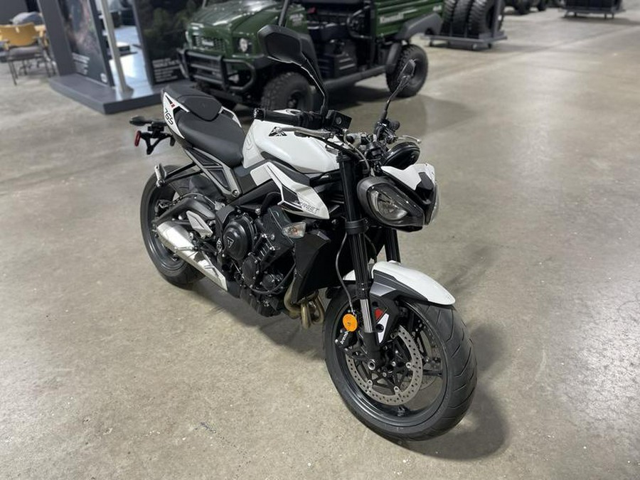 2024 Triumph Street Triple 765 R Crystal White