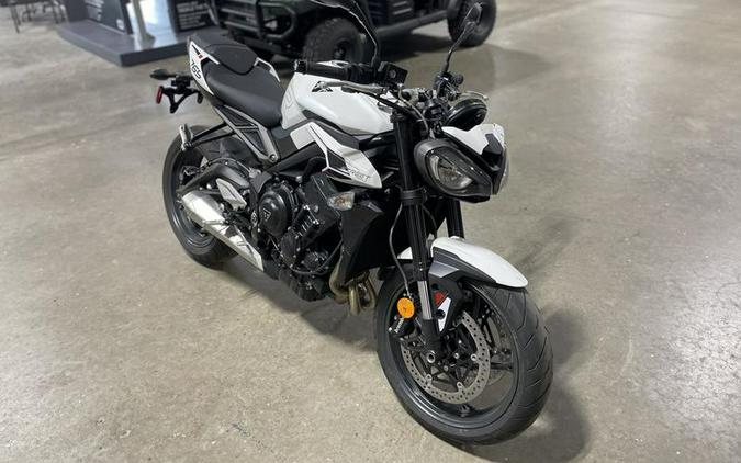 2024 Triumph Street Triple 765 R Crystal White