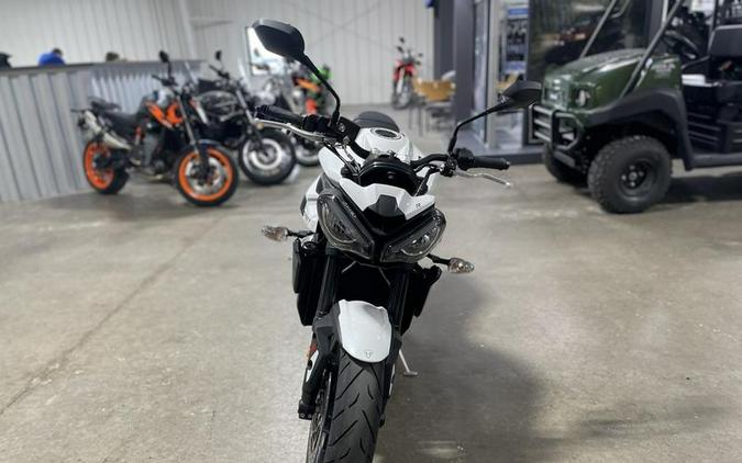 2024 Triumph Street Triple 765 R Crystal White