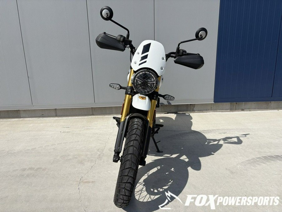 2026 Triumph Scrambler 400 XC Vanilla White