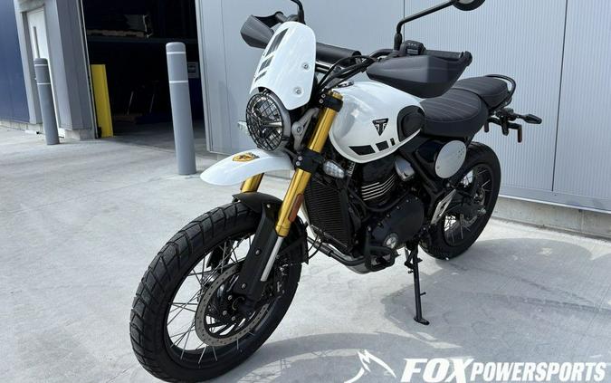 2026 Triumph Scrambler 400 XC Vanilla White