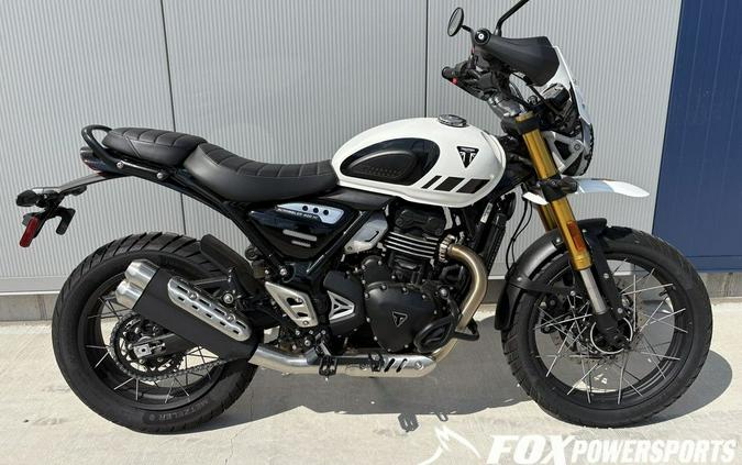 2026 Triumph Scrambler 400 XC Vanilla White