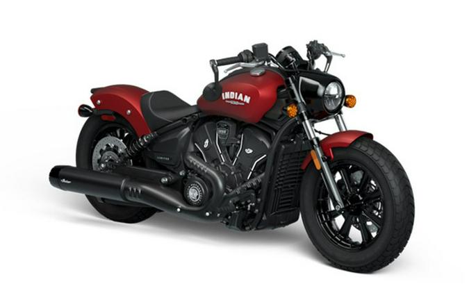 2025 Indian Scout Bobber Limited +Tech Sunset Red Smoke