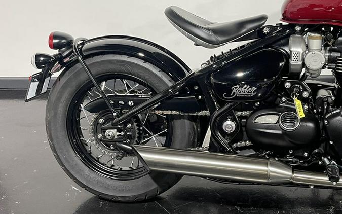 2022 Triumph Bonneville Bobber Cordovan Red