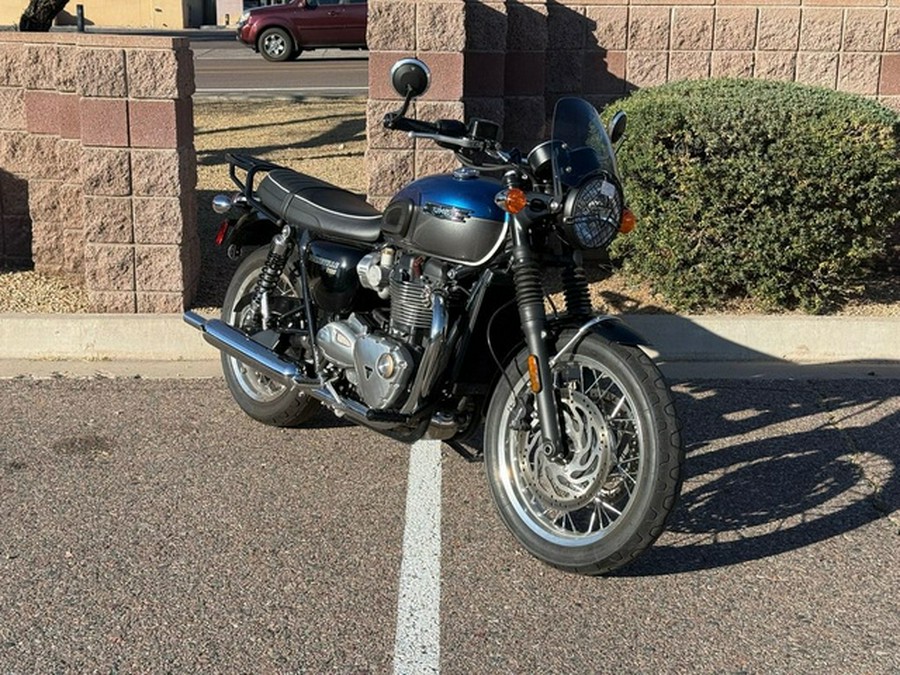 2022 Triumph Bonneville T120 Cobalt Blue/Silver Ice