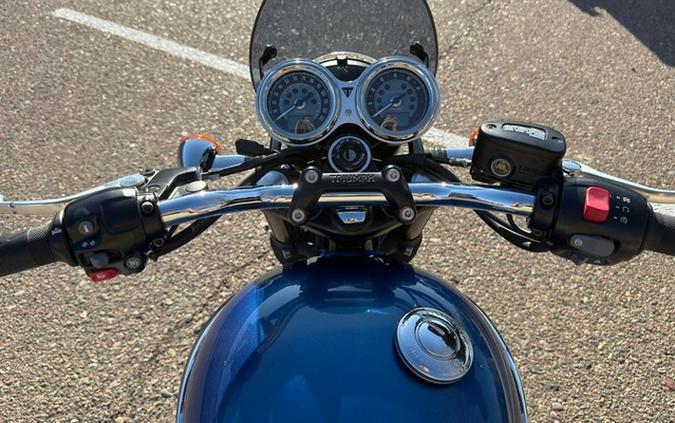 2022 Triumph Bonneville T120 Cobalt Blue/Silver Ice