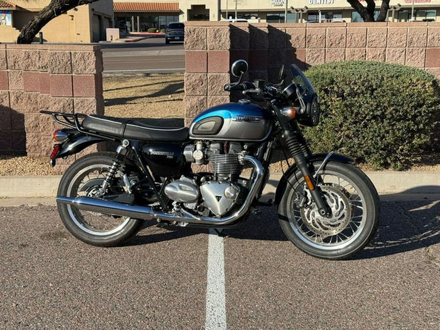 2022 Triumph Bonneville T120 Cobalt Blue/Silver Ice