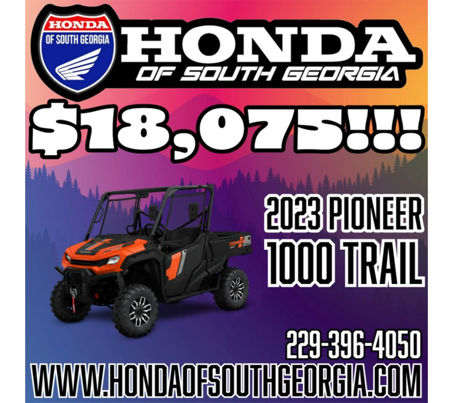 2023 Honda Pioneer 1000 Trail