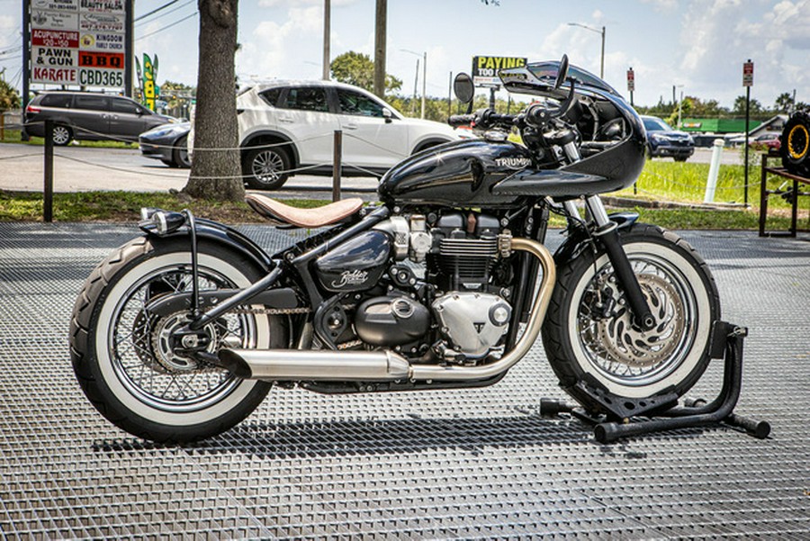 2020 Triumph Bonneville Bobber Black Jet Black Black