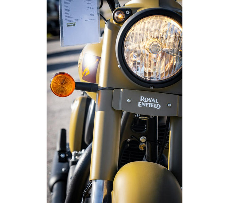 2023 Royal Enfield Classic 350 Signals Desert Sand