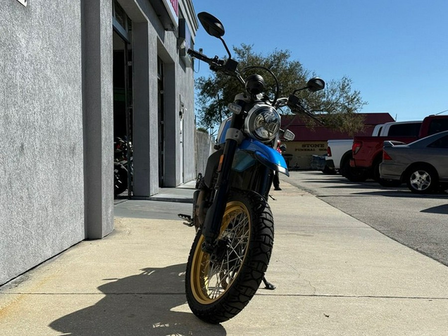 2023 Ducati Scrambler Desert Sled Sparking Blue