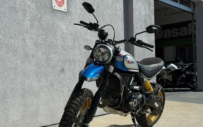 2023 Ducati Scrambler Desert Sled Sparking Blue
