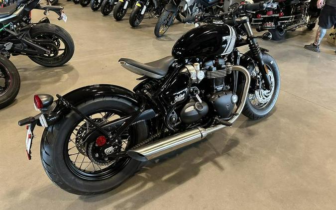 2024 Triumph Bonneville Bobber Jet Black/Ash Gray