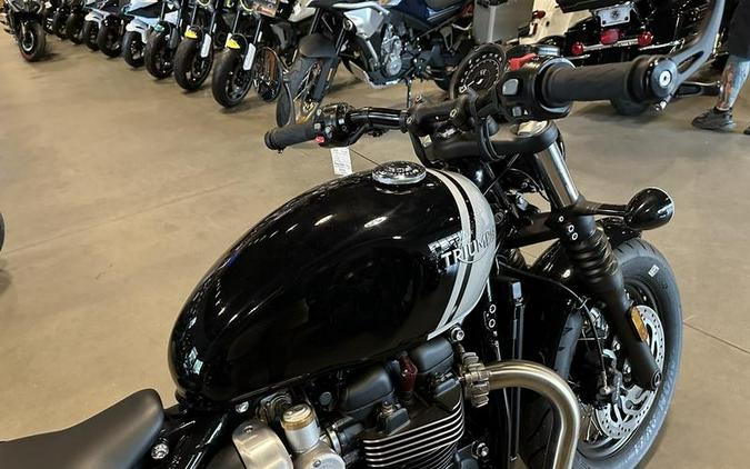 2024 Triumph Bonneville Bobber Jet Black/Ash Gray