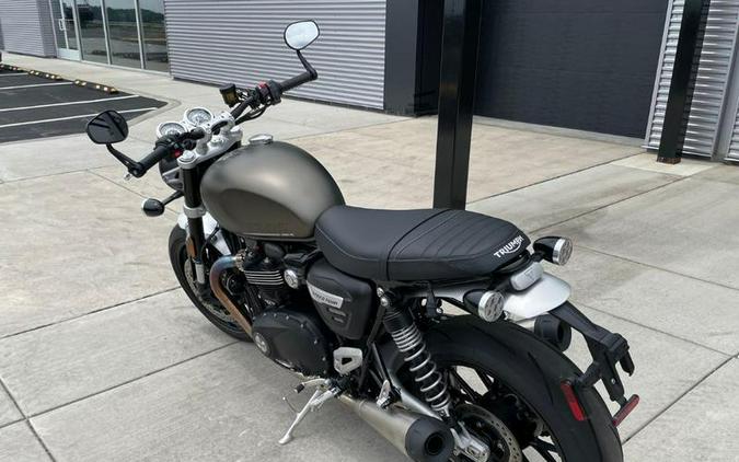 2024 Triumph Speed Twin 1200 Matte Ironstone/Matte Storm Grey