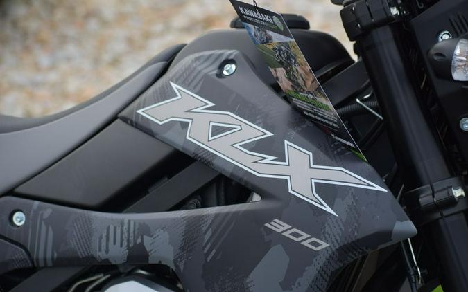 2024 Kawasaki KLX®300 Cypher Camo Gray