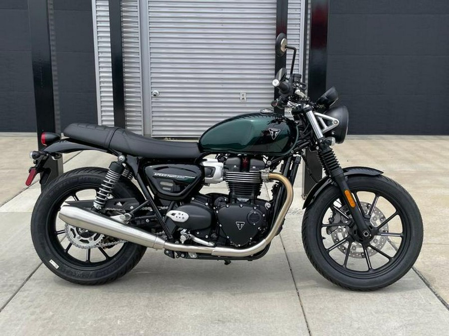 2024 Triumph Speed Twin 900 Competition Green/Phantom Black