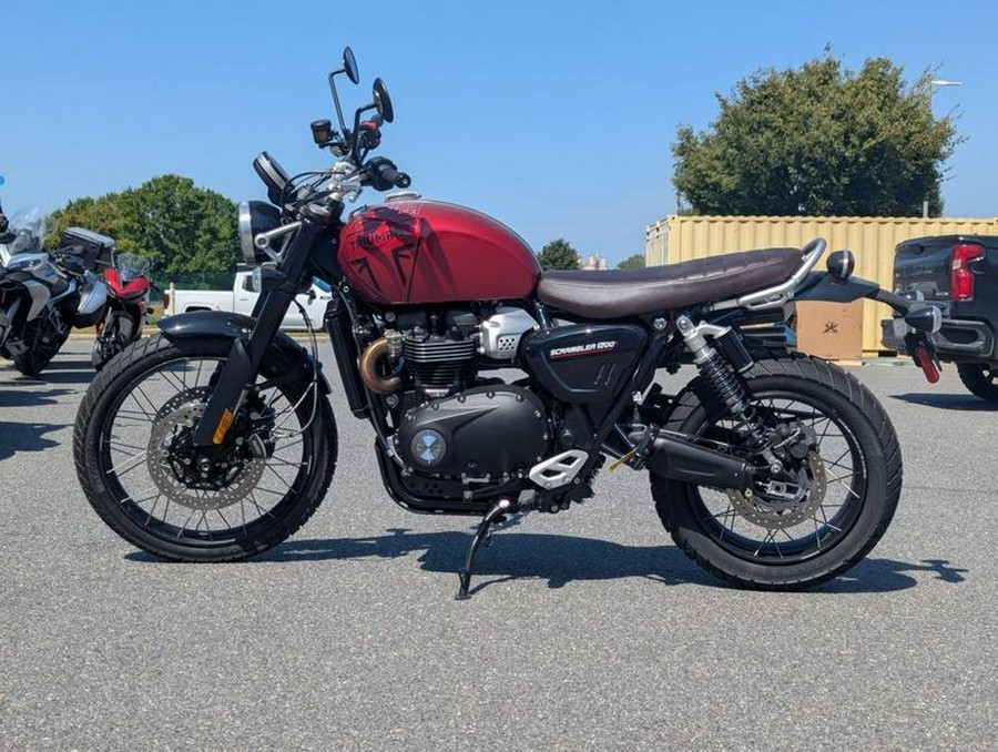 2025 Triumph Scrambler 1200 X Carnival Red
