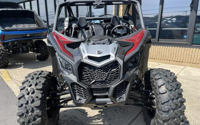 2024 Can-Am® Maverick X3 DS Turbo Fiery Red & Hyper Silver