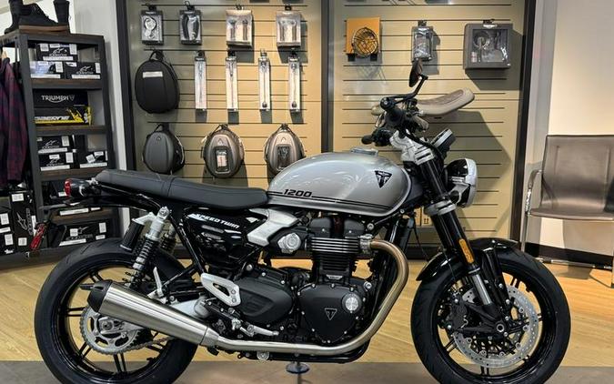 2025 Triumph Speed Twin 1200 Aluminum Silver
