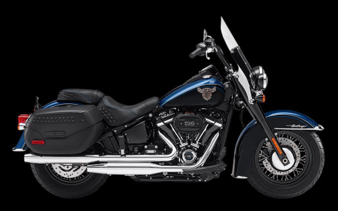 Harley-Davidson® 115th Anniversary Heritage Classic 114 2018 FLHCSANV 052724T LGNDBLUSNGL/BLK