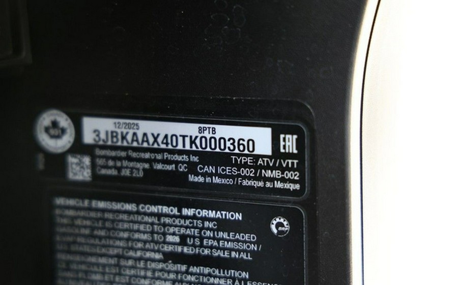 2026 Can-Am Defender MAX X Mr HD11 With Half-Doors