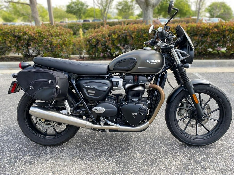 2022 Triumph Street Twin Matte Ironstone