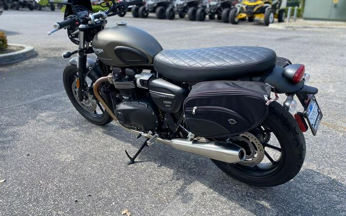 2022 Triumph Street Twin Matte Ironstone