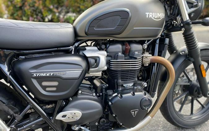 2022 Triumph Street Twin Matte Ironstone