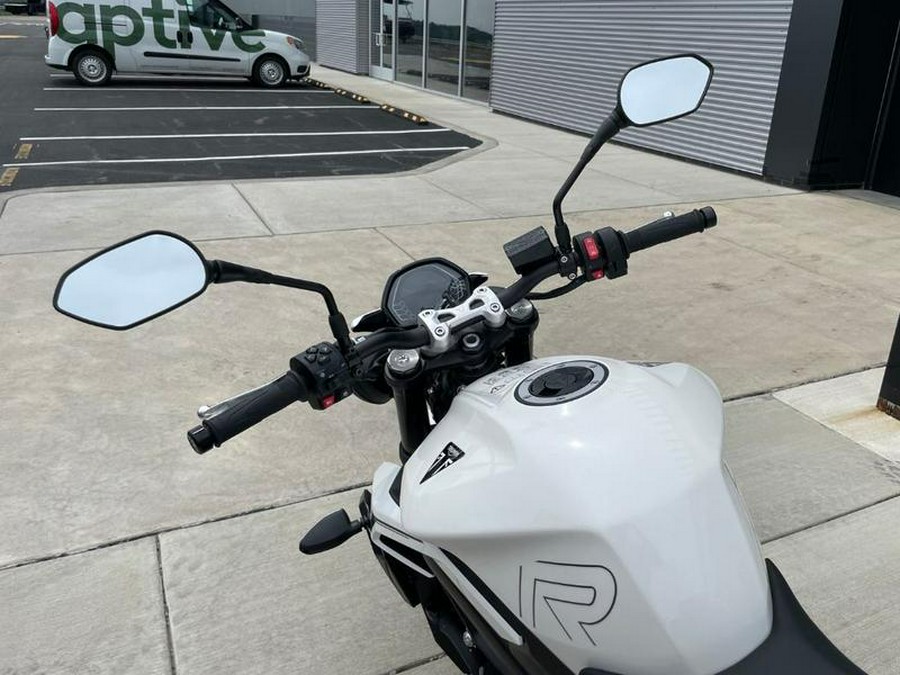 2024 Triumph Street Triple 765 R Crystal White