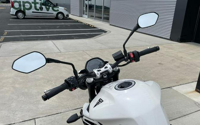 2024 Triumph Street Triple 765 R Crystal White