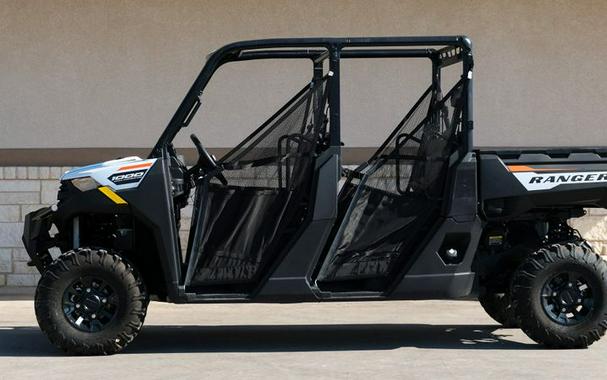 New 2025 POLARIS RANGER CREW 1000 PREMIUM WHITE LIGHTNING