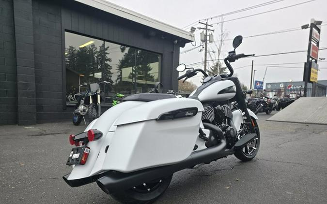 2026 Indian Springfield Dark Horse Ghost White Metallic Smo
