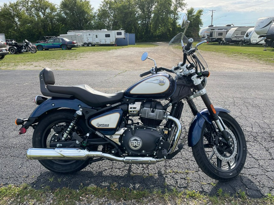 2024 Royal Enfield SUPER METEOR 650 - CELESTIAL BLUE