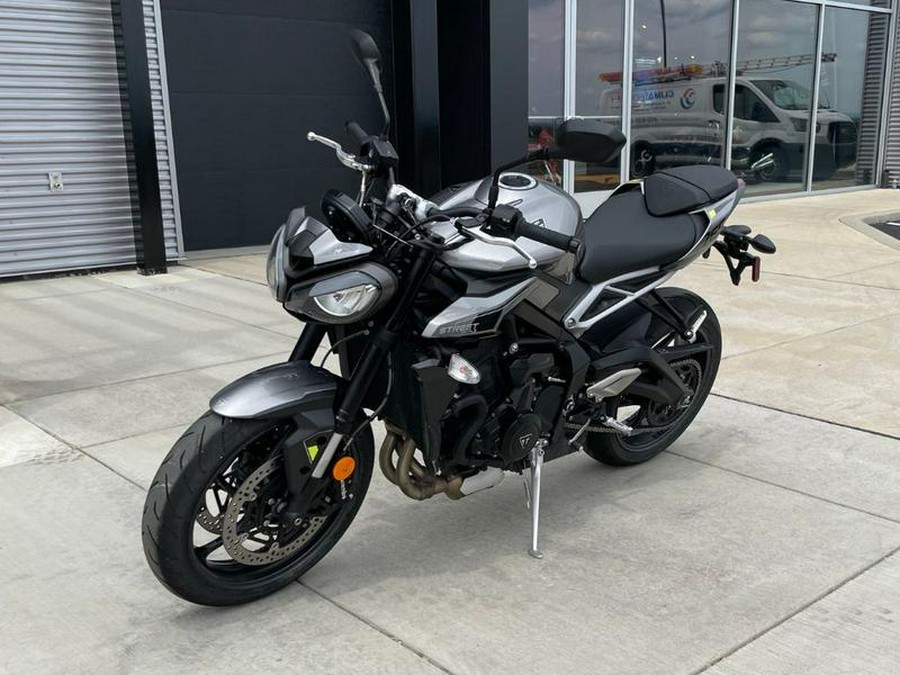 2024 Triumph Street Triple 765 R Silver Ice