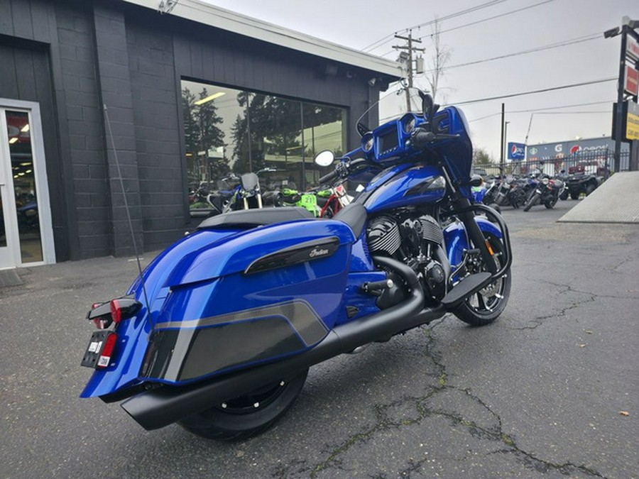 2026 Indian Chieftain Dark Horse W/Powerband Audio Deep Blue