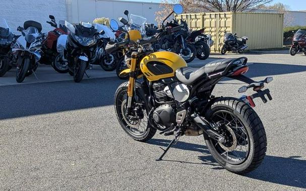 2025 Triumph Scrambler 400 XC Racing Yellow