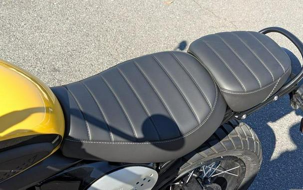 2025 Triumph Scrambler 400 XC Racing Yellow