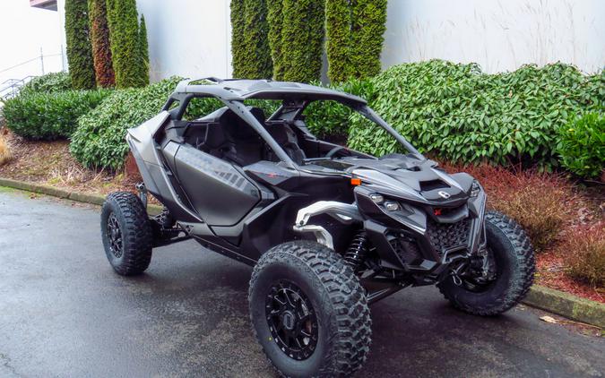 2024 Can-Am® Maverick R X RS with Smart-Shox Triple Black