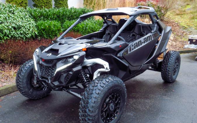 2024 Can-Am® Maverick R X RS with Smart-Shox Triple Black