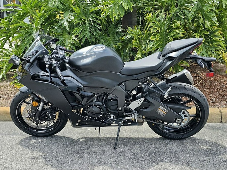 2024 Kawasaki Ninja ZX-6R ABS Metallic Flat Spark Black/Ebony ABS KRT Edition