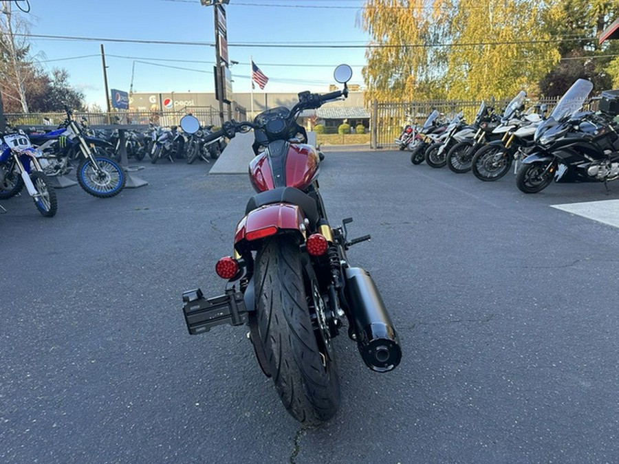 2025 Indian 101 Scout Sunset Red Metallic With Graphics