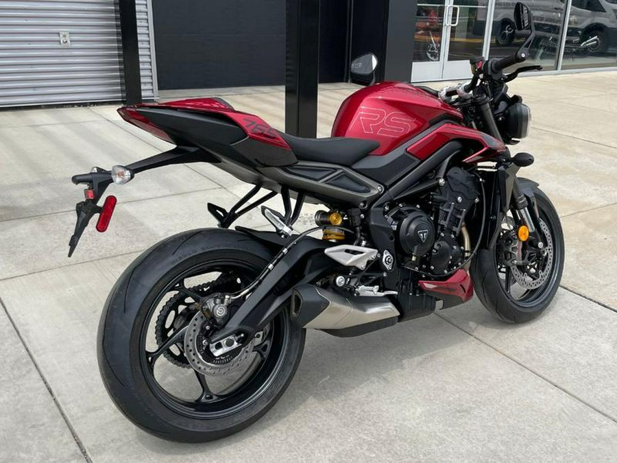 2024 Triumph Street Triple 765 RS Carnival Red