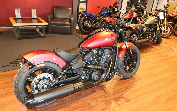 2025 Indian Motorcycle® Scout® Bobber Limited +Tech Sunset Red Smoke