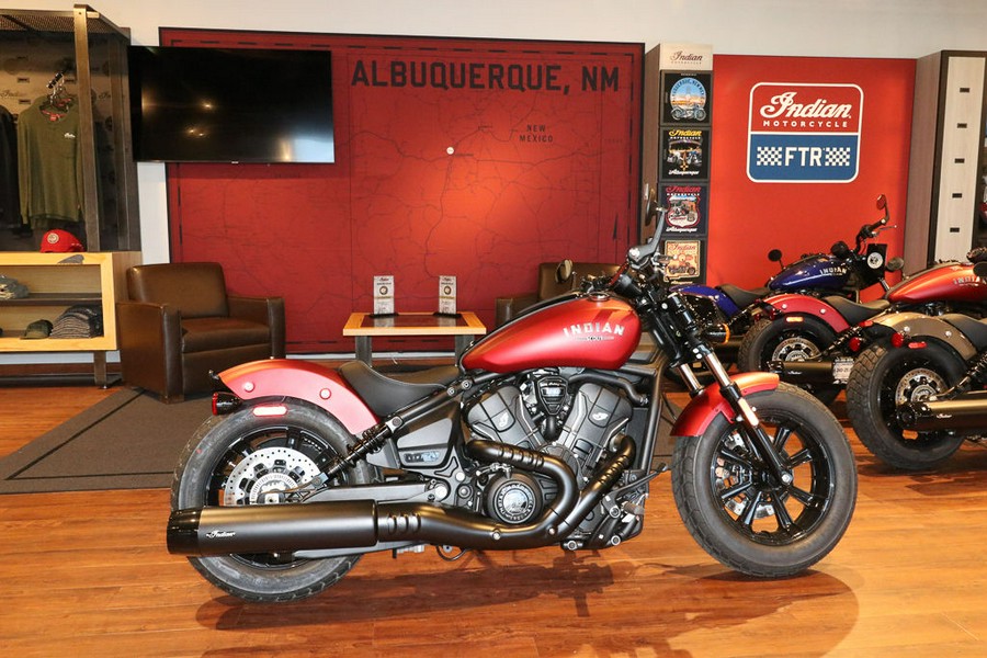 2025 Indian Motorcycle® Scout® Bobber Limited +Tech Sunset Red Smoke